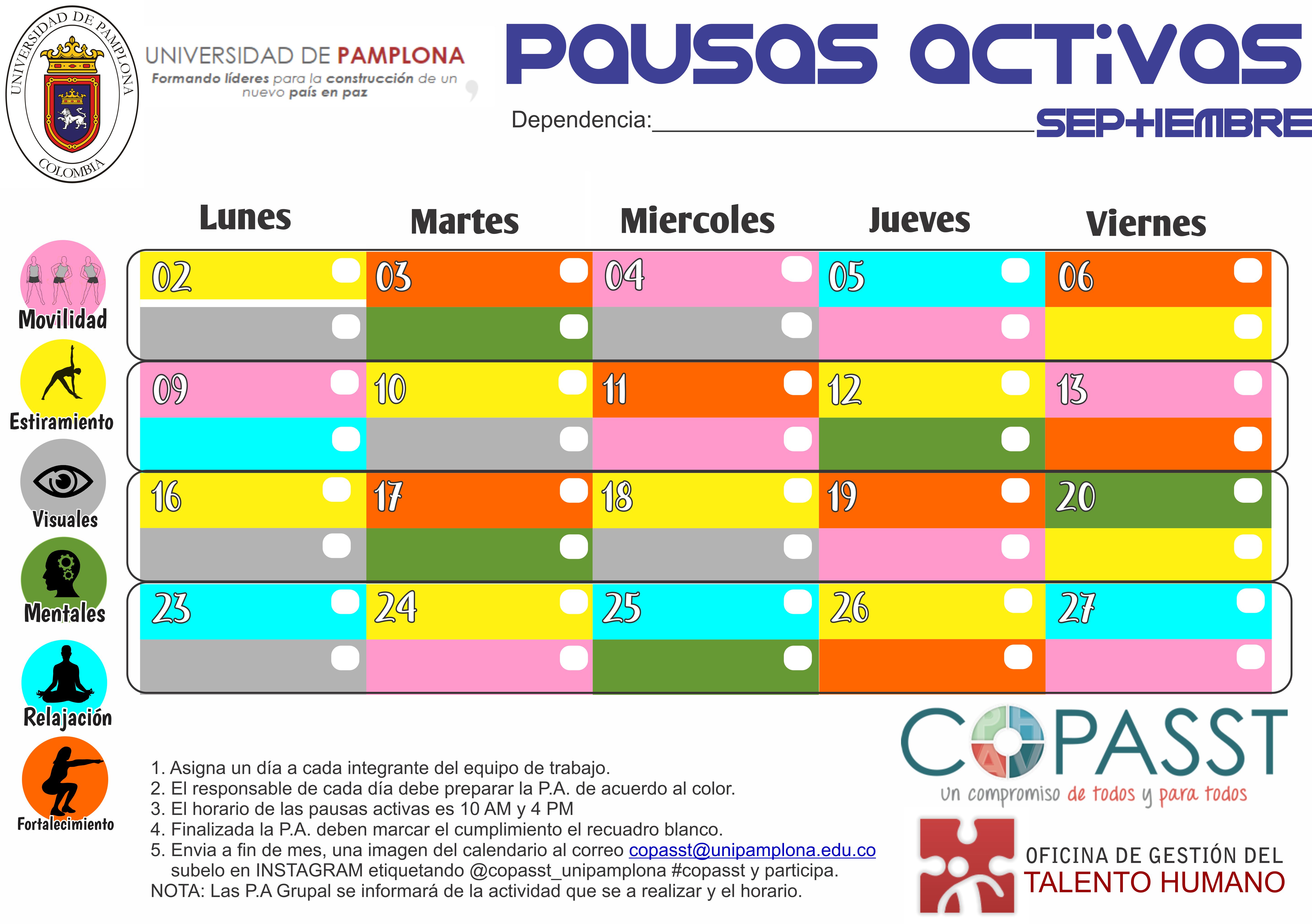 Oficina De Gestion Del Talento Humano Unipamplona Comite Paritario De Seguridad Y Salud En