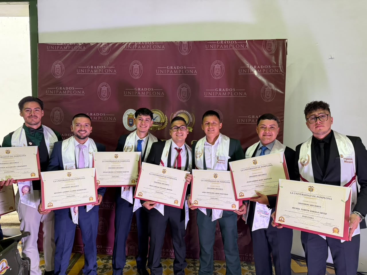 Graduados de Ingenier&iacute;a Mec&aacute;nica de la Universidad de Pamplona