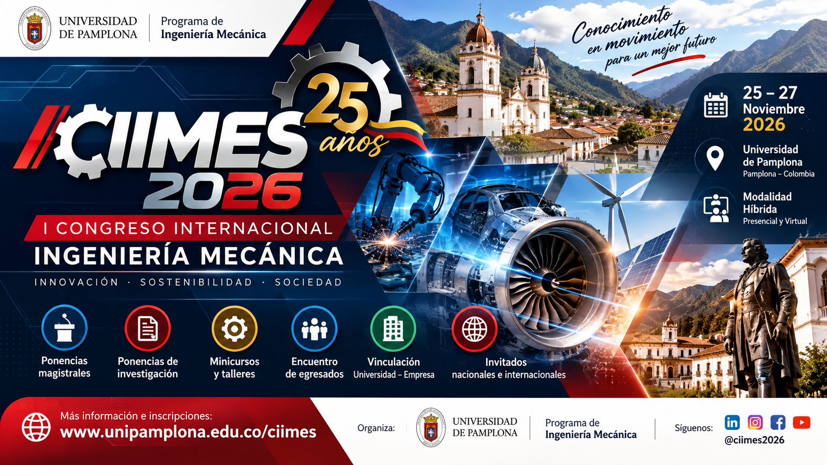 CIIMES 2026 - Congreso Internacional de Ingenier&iacute;a Mec&aacute;nica